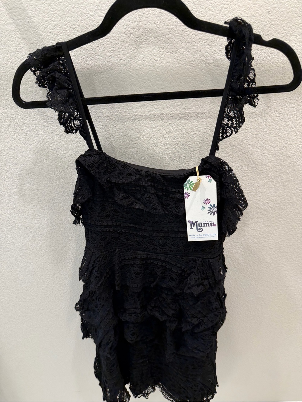 NWT Show Me Your Mumu Tracy Tiered Ruffle mini Dress